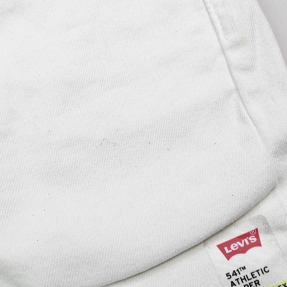 Levi's 541 Athletic Taper Jeans Mens 36x30 White Stretch Flex Denim 18181-0537 - Picture 9 of 16